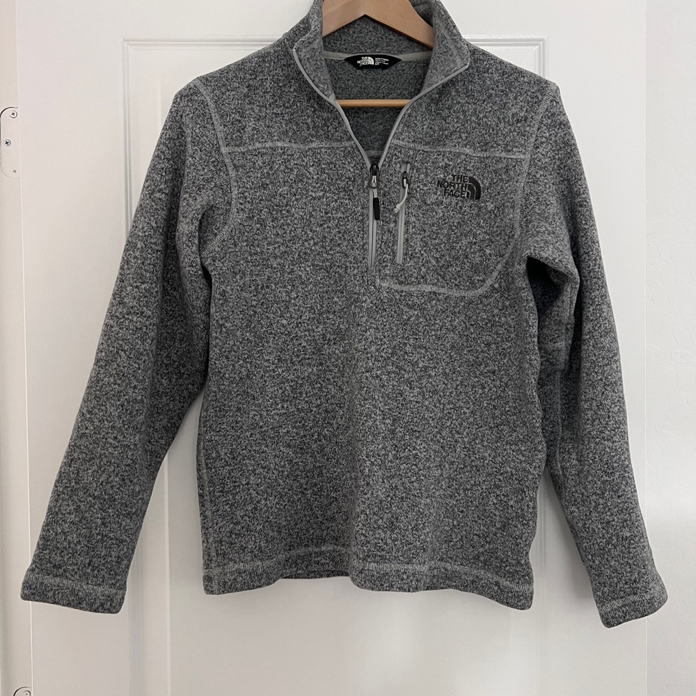 The North Face Women Half Zip Gray jacket - small
